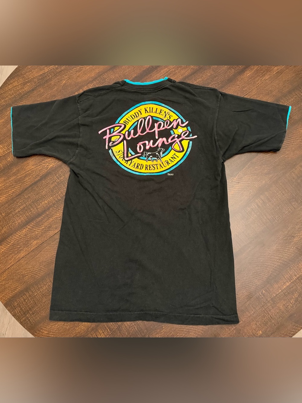 Vintage Buddy Killen's Bullpen Lounge at the Stockyard Restaurant Men’s Tshirt-S